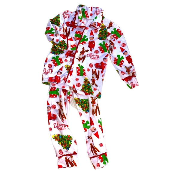 Other - Elf on the Shelf Jammies size 2T milk silk set